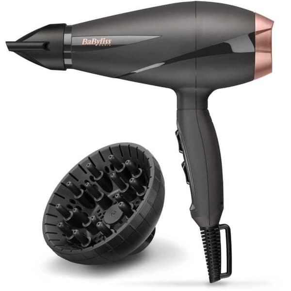 Hårtork - BaByliss - 6709DE Smooth Pro 2100 - AC motor - Tillverkad i Italien