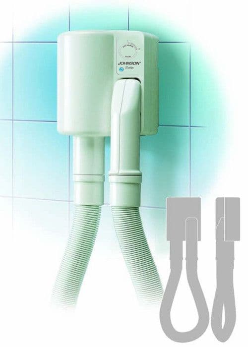 JOHNSON ELETTRODOMESTICI SUITE hårtork - Vit - Elnät - 800 W - 130 mm - 90 mm - 610 mm