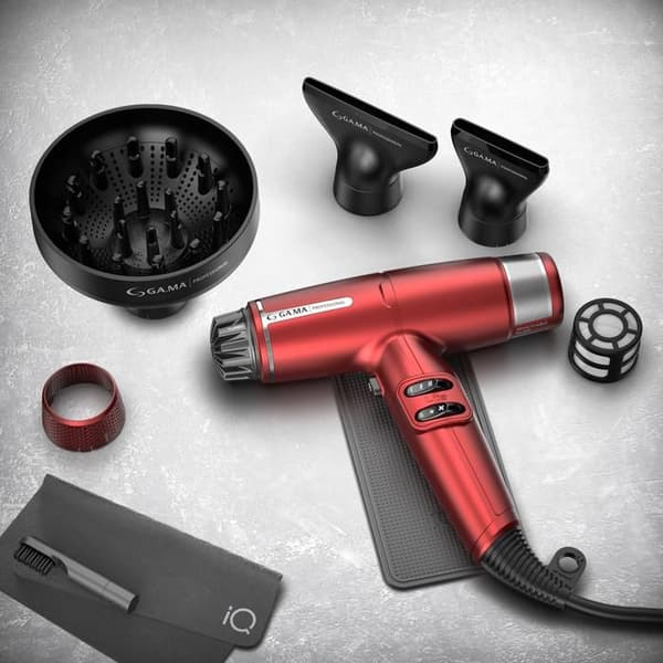 Hårtork - GAMA - iQ Lite - Effekt 1600W - 110 000 rpm - Oxy Active-teknik