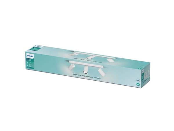 Philips 8720169299115, Spotlight på skinne, GU10, 3 ampuller, LED, 220-240 V, Hvit