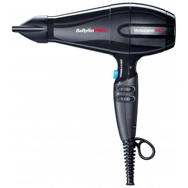 Babyl Veneziano HQ 2200W svart jonisk hårtork