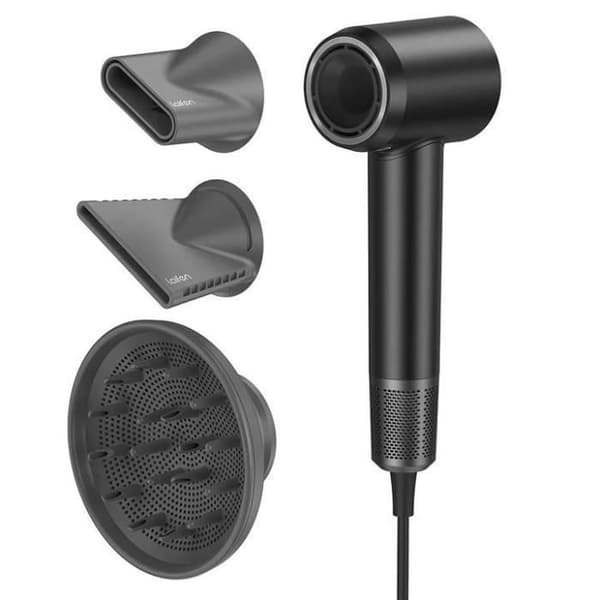 Laifen SWIFT High Speed Hårtork - Snabbtorkande 1600W &amp; 110 000 RPM - Svart Svart