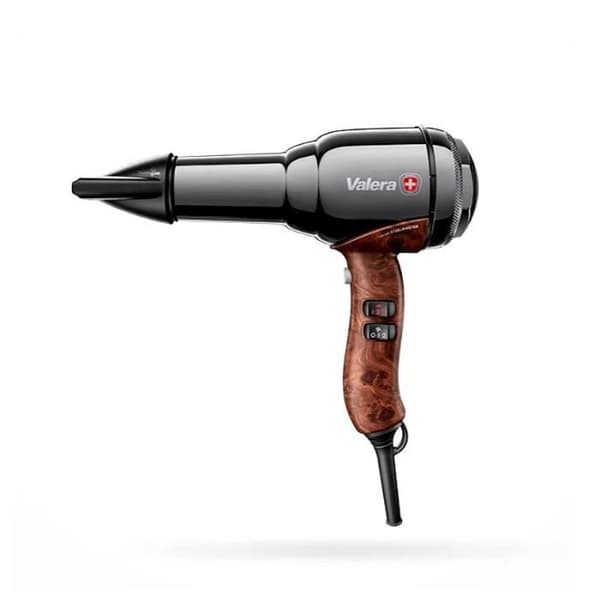 Hårtork - VALERA - Swiss Steel Master SM588.05RCBL - 2200 W - Svart Krom - Digital Svart, Trä