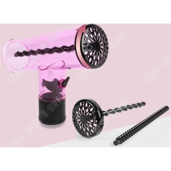 TD® Rotary Hårtork Hårtorkning Styling Apparat Hår Skönhet Rosa Färg Hår Skönhetssalong