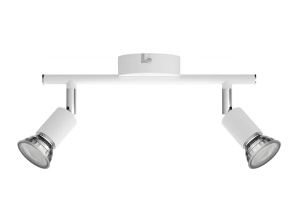 Philips Limbali-spotlys til tak/vegg, 2 stk., Overflateegnet, GU10, 2 ampuller, 220-240 V, Hvit Hvit
