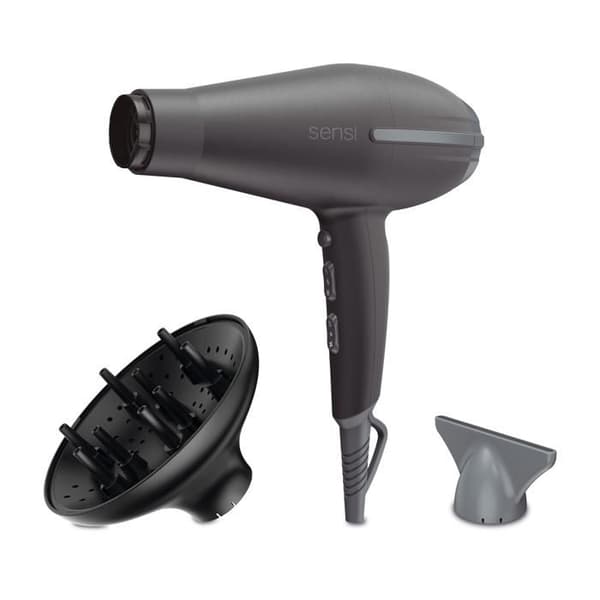 GA.MA GH3318 hårtork - GAMA - Svart - 2200 watt - 3 temperaturer - 2 hastigheter - Diffusor