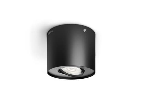 Philips myLiving LED Spot Phase 1flg. 500lm Schwarz musta