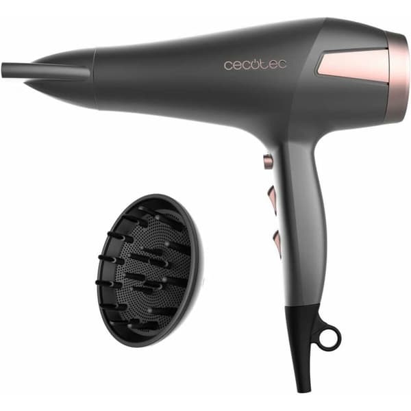 Hårtork Cecotec BAMBA IONICARE ROCKSTAR NANO IONTECH Svart 1600 W Svart