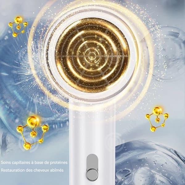 INN Hårfön 800W med 2 hastighetsinställningar Intelligent konstant temperaturteknik Stark och kraftfull luftflöde Snabb torkning