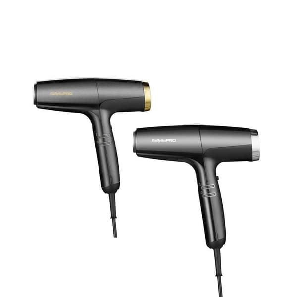 BABYLISS PRO - HÅRTORK FALCO - BAB8550BE - GRÅ &amp; GULD