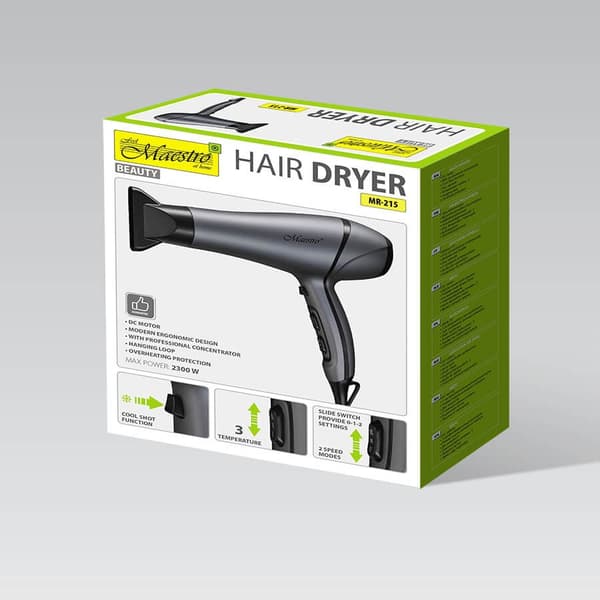 Hårtork 2300W MAESTRO MR-215