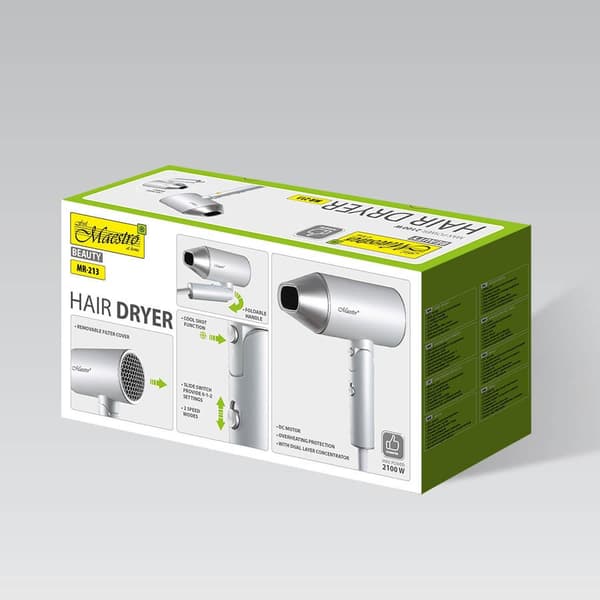 Hårtork 2100W MAESTRO MR-213