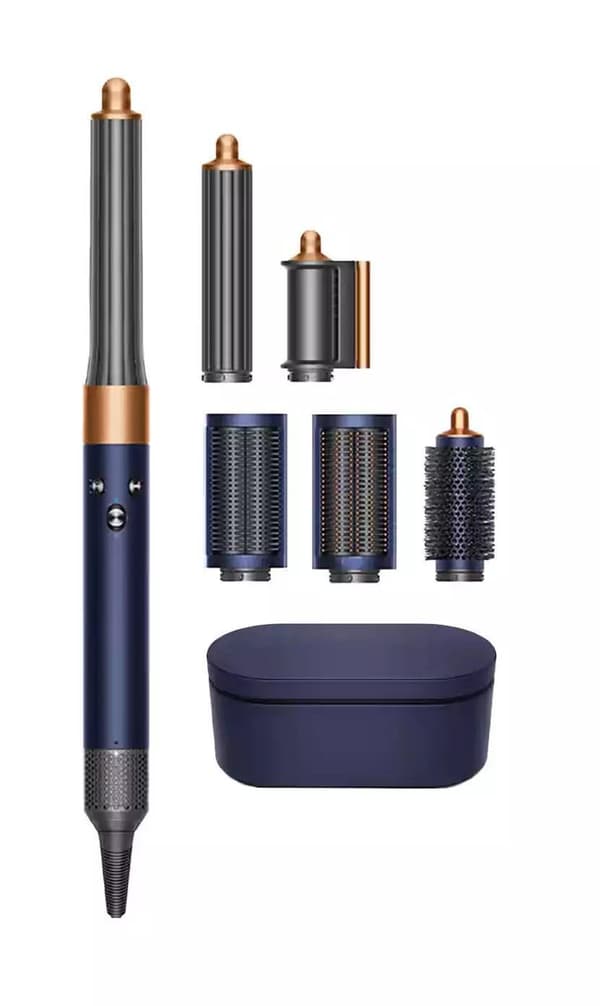 Dyson Airwrap Multi-Styler och hårfön Complete Long HS05 Preussisk blå/Koppar locktång 1300W