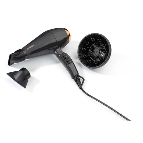 Hårtork - BaByliss - 6719DE Air Pro 2200 - Prestanda, professionell kvalitet, glans - Tillverkad i Italien