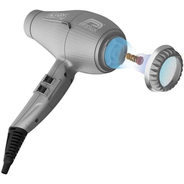 Hårtork - PARLUX - Alyon - Luftflöde 84 m3/h - Luftjonisator - 2250 W - Grå