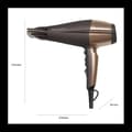 Miniatyrbild 2 av 6: Hårtork - ProfiCare - PC-HT 3010 - Brun / Brons - 2200W - 3 Temperaturer - 2 Hastigheter