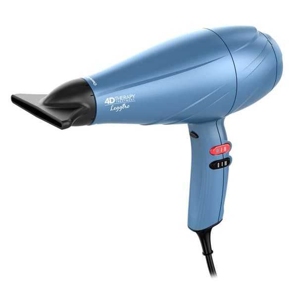 Gama A21 LEGGEROION Hårtork - 2400W - 2 hastigheter - 6 temperaturer - Blå