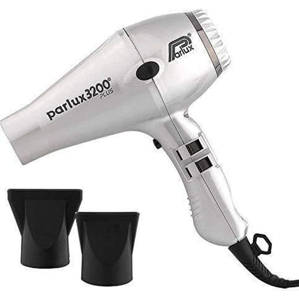PARLUX 3200 Plus Hårtork Silver - Grå - 1900-2100 W - Luftjonisator Silver