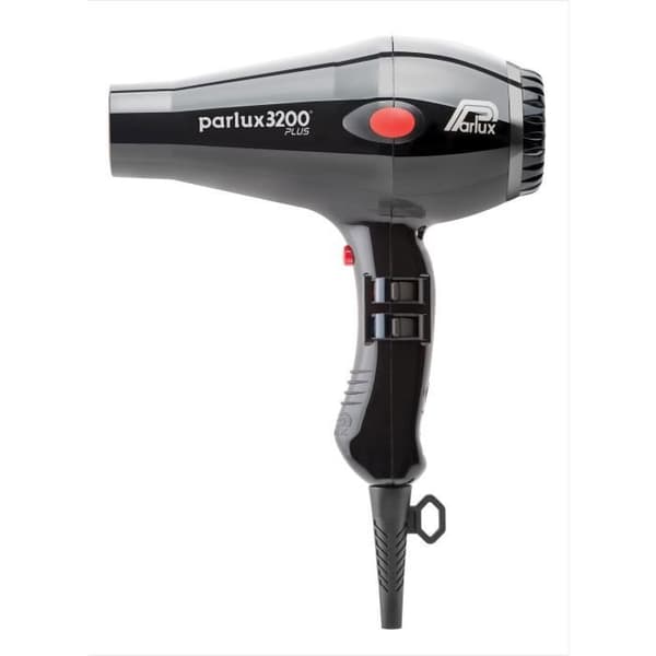 Hårtork - PARLUX 3200 Plus - 1900W - Luftflöde 71m3/h - 4 temperaturer - 2 hastigheter - Svart