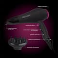 Miniatyrbild 3 av 4: Hårtork - REVLON - RVDR5251E - Perfect Heat - 2000 W - AC motor - 2 hastigheter - Svart / Rosa