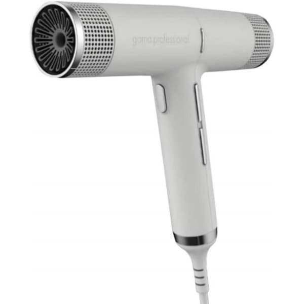 Gama IQ PERFETTO professionell hårtork - Grå - 3 temperaturer - 3 hastigheter - 1 touch av kall luft