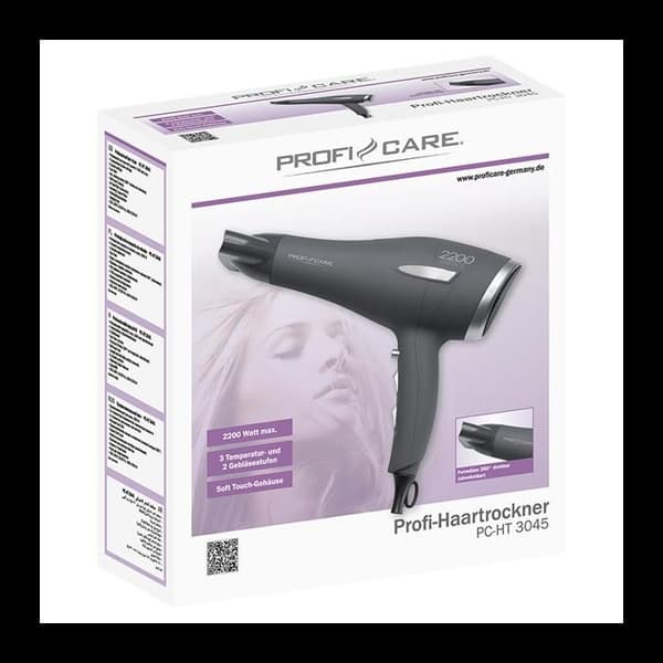 Profi-Care PC-HT 3045 hårtork - Märke: Profi-Care - Effekt: 2200 W - Färg: antracit
