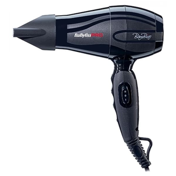 Hårtork - BaByliss PRO - BAB5510E - Resa - Bi-spänning 120-240V - 2 hastigheter och temperaturer