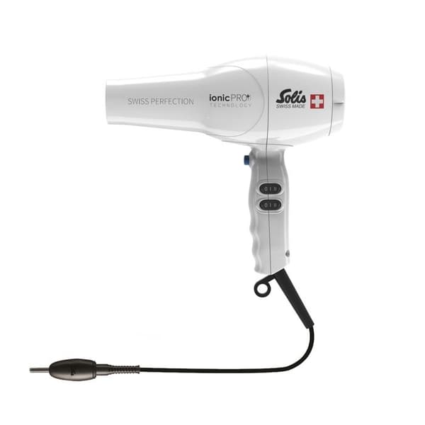 Professionell hårfön - Hårtork med IonicPRO-teknik - Vit - Swiss Perfection 360 ionicPRO 440 Solis