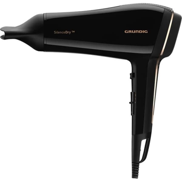 GRUNDIG HD 9680 Hårtork - Svart, Koppar - 1650 W - Stylingmunstycke - Luftjonisator