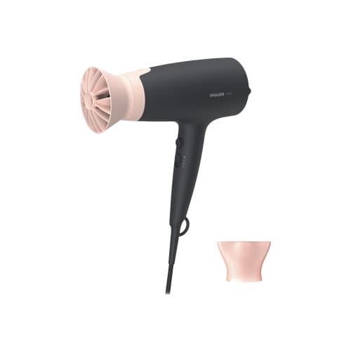 Philips 3000 Series BHD350 - hårtork Svart, Rosa