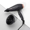 Miniatyrbillede 5 af 11: Hårtørrer Babyliss Smooth Pro 2100 Sort Pink Monochrome 2100 W