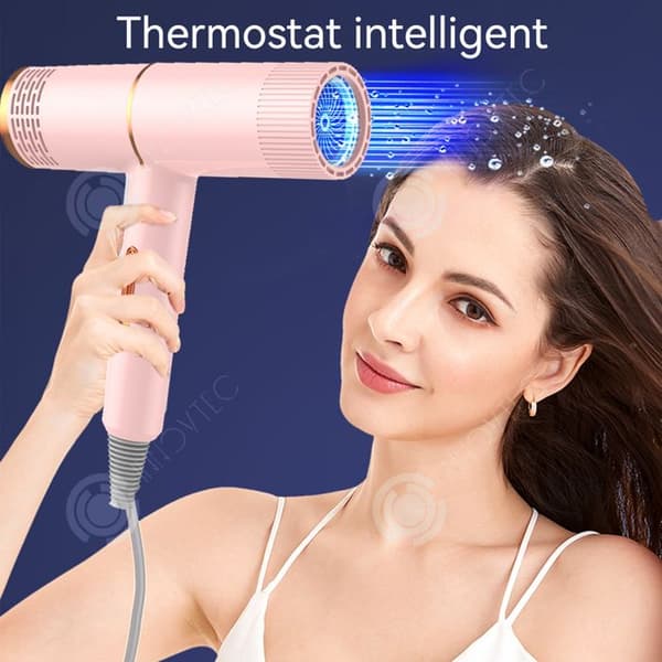 INN Hårfön 800W 3 nivåer av varm och kall inställning Intelligent temperaturkontroll och skydd mot överhettning