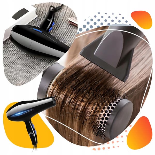 GlamVibe JONISERANDE HÅRTORK MED DIFFUSER PRO 2200W
