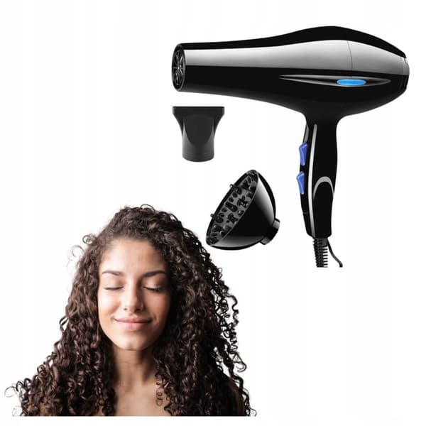 GlamVibe JONISERANDE HÅRTORK MED DIFFUSER PRO 2200W