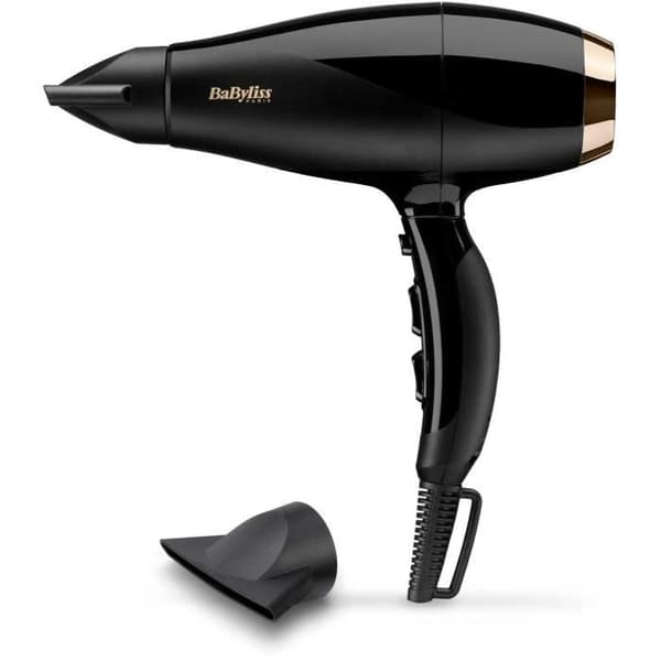 BABYLISS 6714E - Hårtork Super Pro 2300W - 3 temperaturer / 2 hastigheter - 120 km/h lufthastighet - Kalluftsknapp