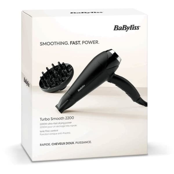 BABYLISS D572DE KAPPER DC Turbo Smooth 2200