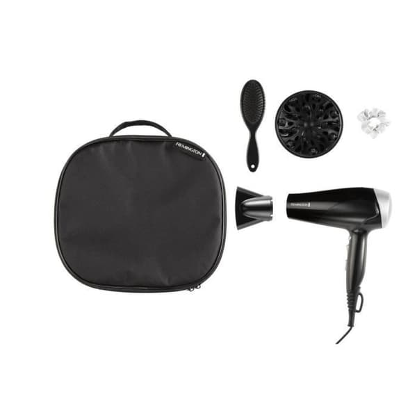 Remington D3171GP Style Edit hårtorkset – 2200W – förvaringsskåp, diffusor, paddelborste och silkeshårband