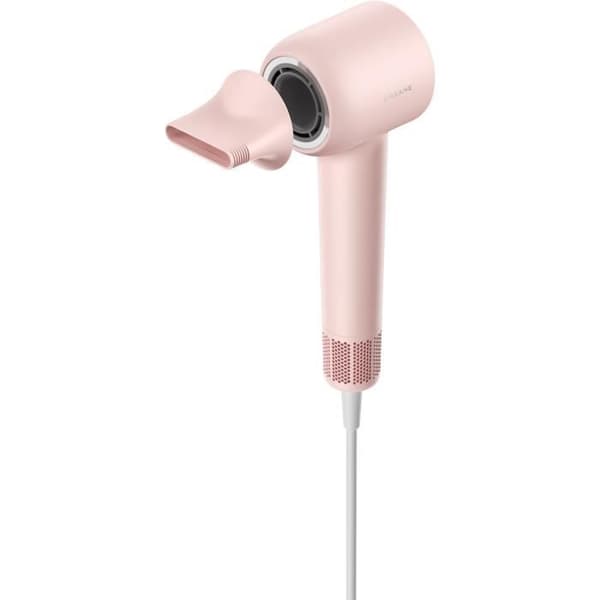 DREAME Hair Gleam Pink kompakt hårtork - Kraftfull 1600 Watts motor - 110 000 rpm - 4 torkinställningar Rosa