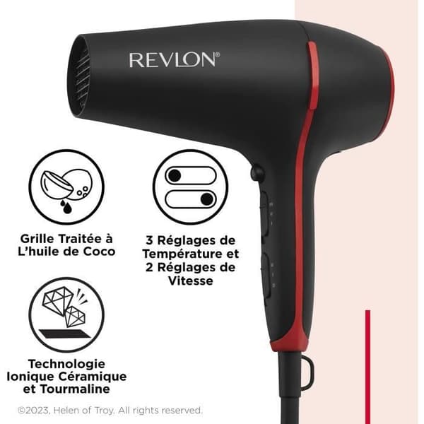 SmoothStay Revlon RVDR5317 - Berikad med kokosolja + volymdiffusor