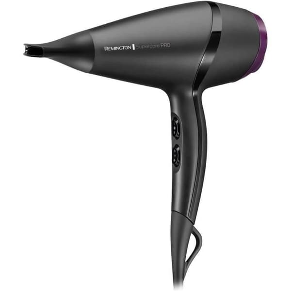 Supercare Pro 2100 REMINGTON AC7100 hårtork – 2100W – 3 temperaturer – finkoncentrator ingår Svart