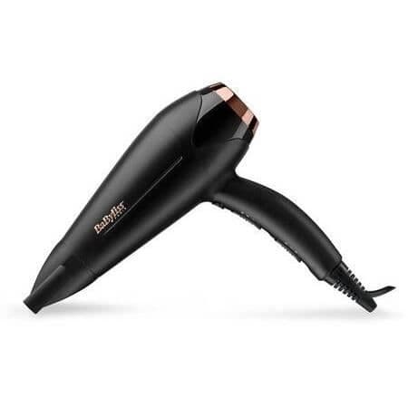 BaByliss D570DE - Turbo shine 2200W hårtork - Jonisk funktion - 3 temperaturer / 2 hastigheter - Turmalin-keramik