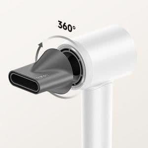 Hårtørrer - LAIFEN - 1HD50-G-EU-WH-004 SWIFT SPECIAL - Glasfiber - 3 tilbehør - Hvid