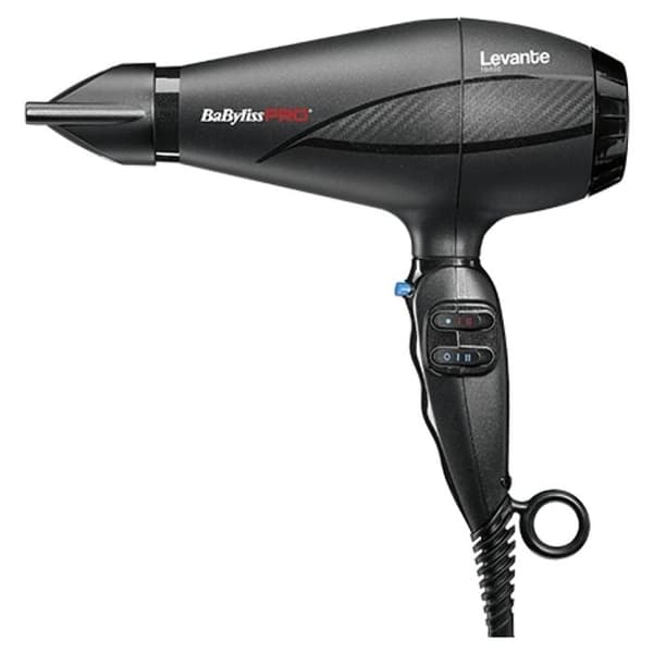Levante jonisk hårtork svart Babyliss Pro 210