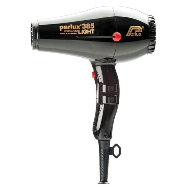 PARLUX Hårtork - 385 Power Light Jonisk och Keramik - Luftflöde 79 m/h - 2150 W - Svart
