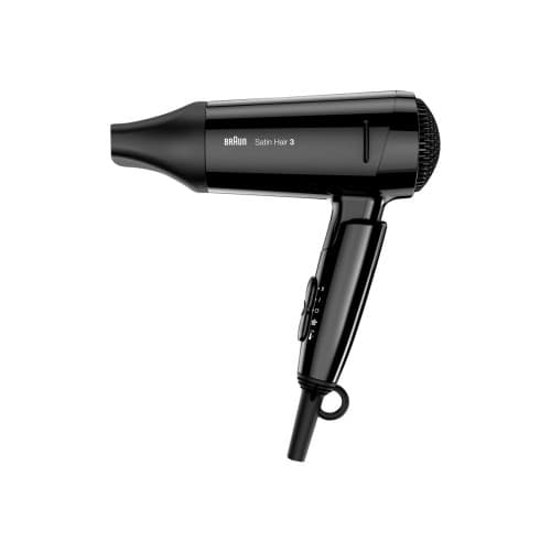 Braun Satin Hair 3 HD 350 Style&Go - hårtork Svart