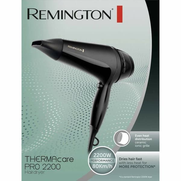 Hårtork Remington Vit Svart 2000 W