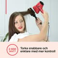 Miniatyrbillede 6 af 9: Hårtørrer Revlon RVDR5320E Rød 2000 W