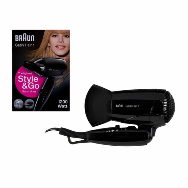 Hårtork Braun BRHD130E Svart 1200 W Svart