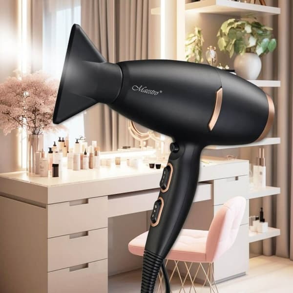 Hårtork Feel Maestro MR-218 Svart Guld 2100 W