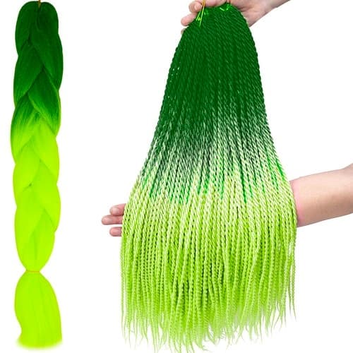 Jumbo Braid / Løshår Hårfletning - 60 cm